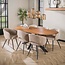 WoonStijl Eetkamertafel 180 Cliff ovale buis mango