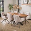 WoonStijl Eetkamertafel 180 Cliff ovale buis mango