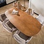 WoonStijl Eetkamertafel 180 Cliff ovale buis mango