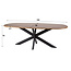WoonStijl Eetkamertafel 180 Cliff ovale buis mango