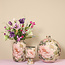 Countryfield Vaas Peony L roze/wit - beker