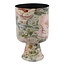 Countryfield Vaas Peony L roze/wit - beker