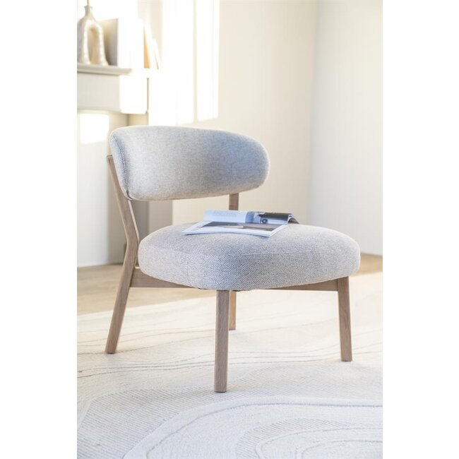 Eleonora Fauteuil Mikky naturel - taupe Moon