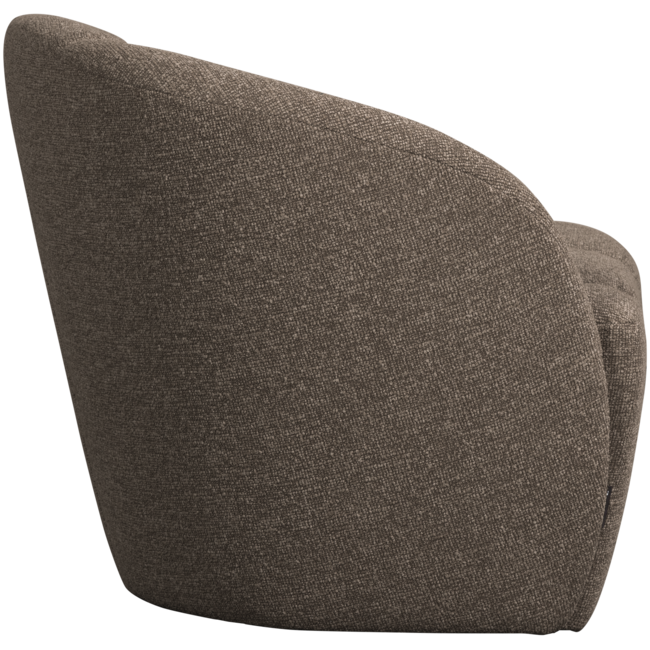 Woood Mojo 2-Zits Bankje Links Boucle Bruin Melange