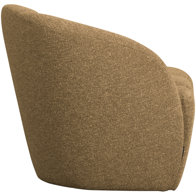 Woood Mojo 2-Zits Bankje Links Boucle Geel/Bruin Melange