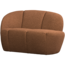 Woood Mojo 2-Zits Bankje Links Boucle Roestbruin Melange