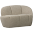 Woood Mojo 2-Zits Bankje Rechts Boucle Beige Melange