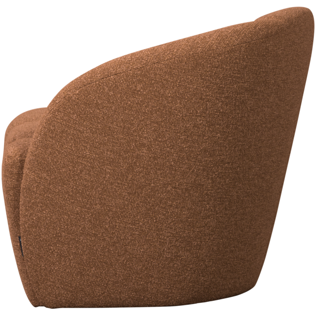 Woood Mojo 2-Zits Bankje Rechts Boucle Roestbruin Melange