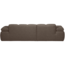Woood Mojo Chaise Longue Bank Links Boucle Bruin Melange
