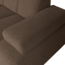 Woood Mojo Chaise Longue Bank Links Boucle Bruin Melange