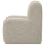 Woood Mojo Eetbankje 84cm Met Rugleuning Boucle Beige Melange