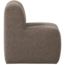 Woood Mojo Eetbankje 84cm Met Rugleuning Boucle Bruin Melange