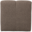 Woood Mojo Eetbankje 84cm Met Rugleuning Boucle Bruin Melange