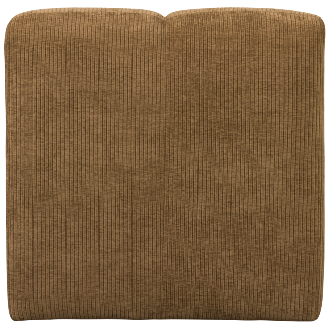 Woood Mojo Eetbankje 84cm Met Rugleuning Ribstof Honinggeel