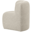 Woood Mojo Eetbankje Hoek Met Rugleuning Boucle Beige Melange