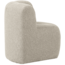 Woood Mojo Eetbankje Hoek Met Rugleuning Boucle Beige Melange