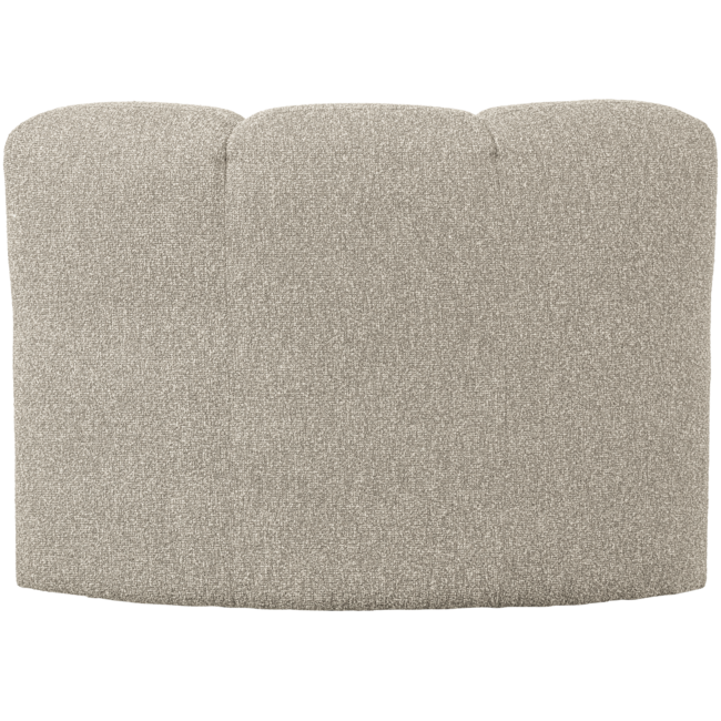 Woood Mojo Eetbankje Hoek Met Rugleuning Boucle Beige Melange