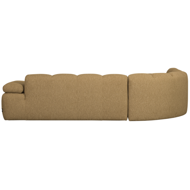 Woood Mojo Hoekbank Links Boucle Geel/Bruin Melange