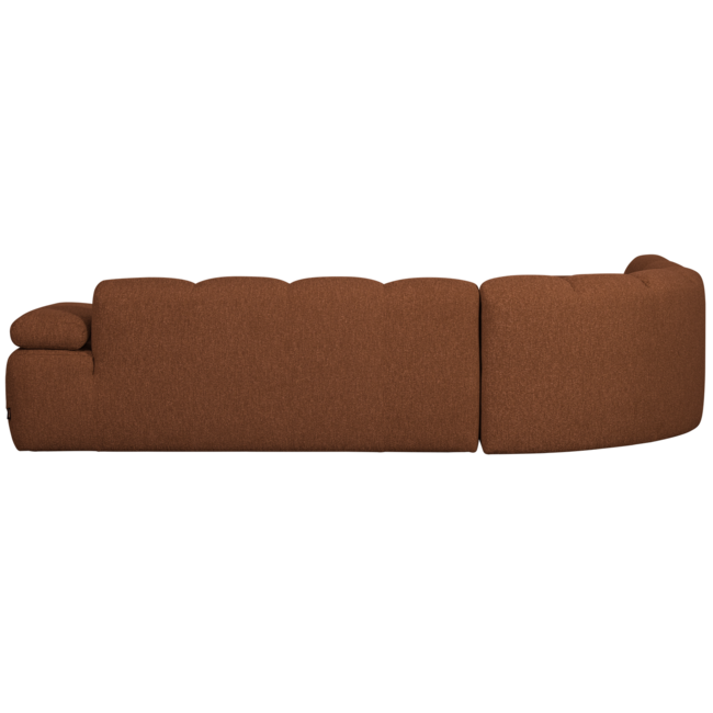 Woood Mojo Hoekbank Links Boucle Roestbruin Melange