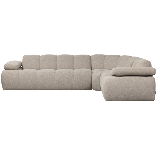Woood Mojo Hoekbank Rechts Boucle Beige Melange