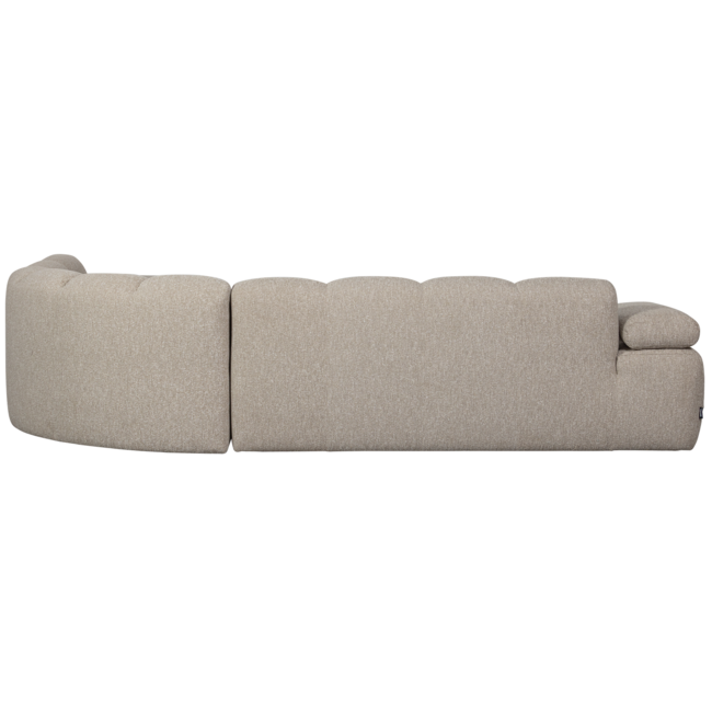 Woood Mojo Hoekbank Rechts Boucle Beige Melange