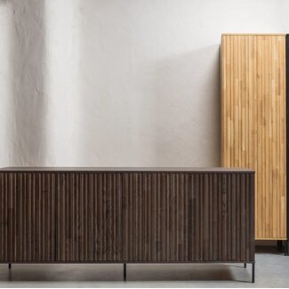 Woood New Gravure Dressoir 200 Cm Espresso