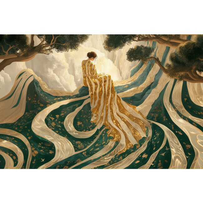 Wandkraft Golden Horizon