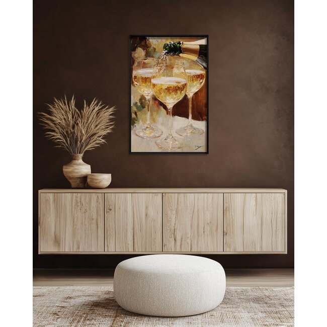 Wandkraft Golden Bubbles