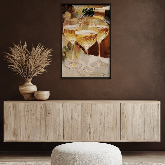 Wandkraft Golden Bubbles