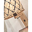 Good&Mojo Wandlamp Java met plank naturel zwart