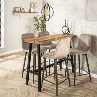 WoonStijl Bartafel live edge Acacia