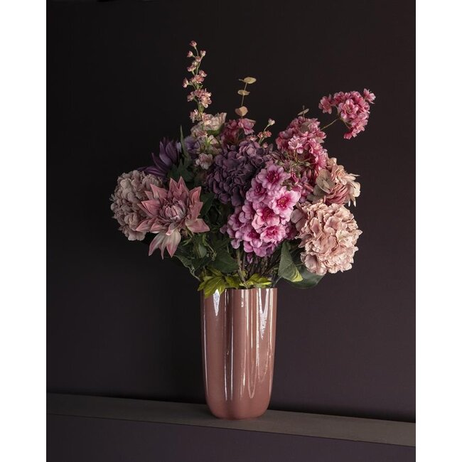 By Boo Vaas Flori – koraal rood