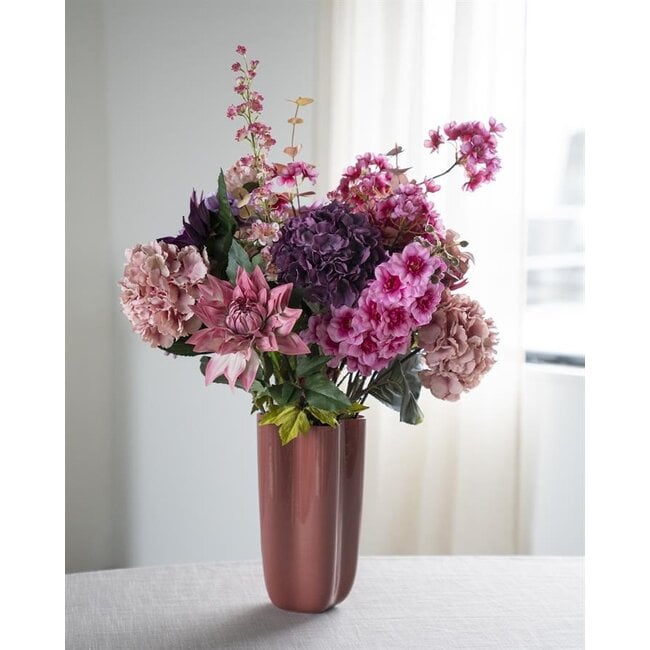 By Boo Vaas Flori – koraal rood