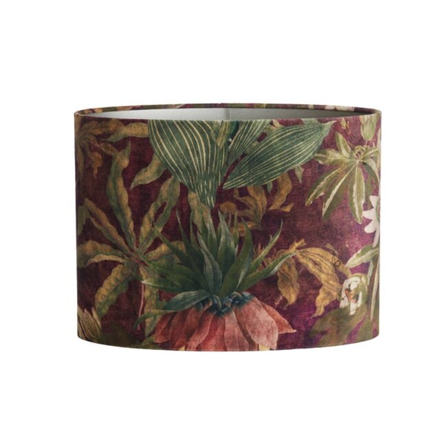 Light en Living Lampenkap ovaal recht smal 38-17,5-28 cm PASSION paars