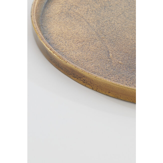 Light en Living Schaal Ø40x1,5 cm MAES antiek brons