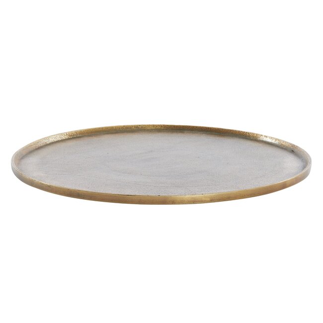 Light en Living Schaal Ø40x1,5 cm MAES antiek brons