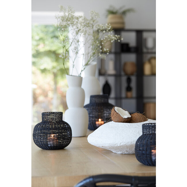 Light en Living Vaas Ø14,5x37,5 cm ARAM keramiek crème