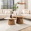 WoonStijl Salontafel set van 2 wave driehoekig blad