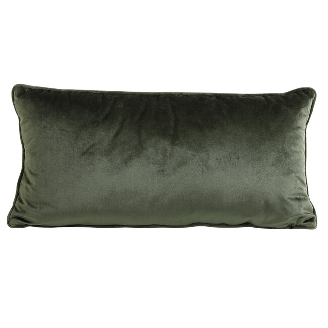 Light en Living Kussen 60x30 cm JANISE groen-goud