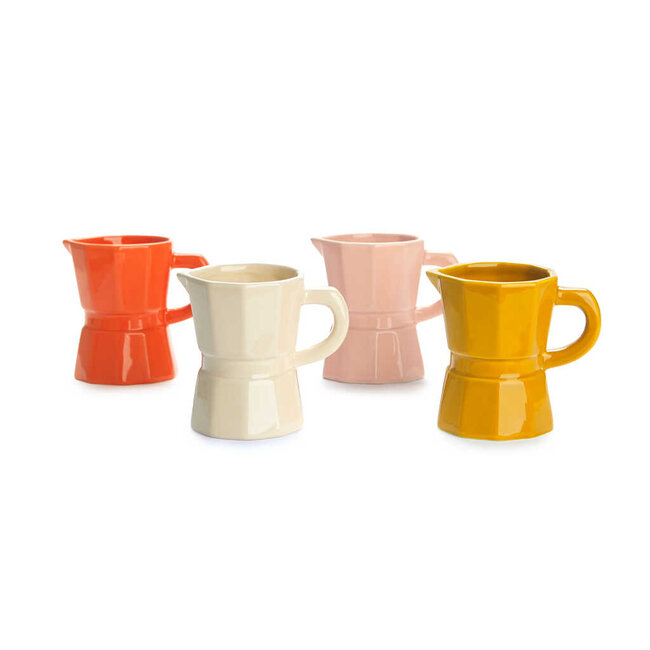 Balvi Koffiekop set Moka Caramel - 4 kleuren