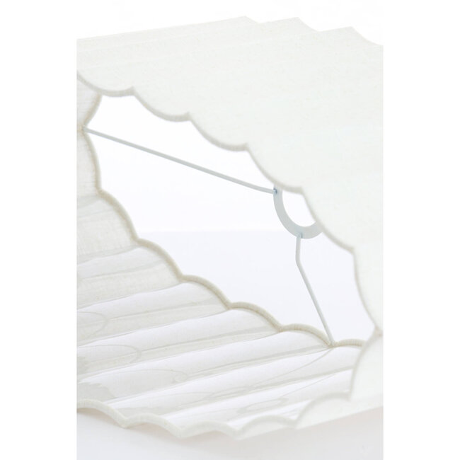 Light en Living Kap ovaal recht smal 45-21-22 cm DISLI linnen crème