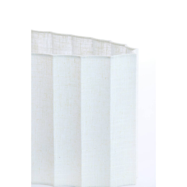 Light en Living Kap ovaal recht smal 45-21-22 cm DISLI linnen crème