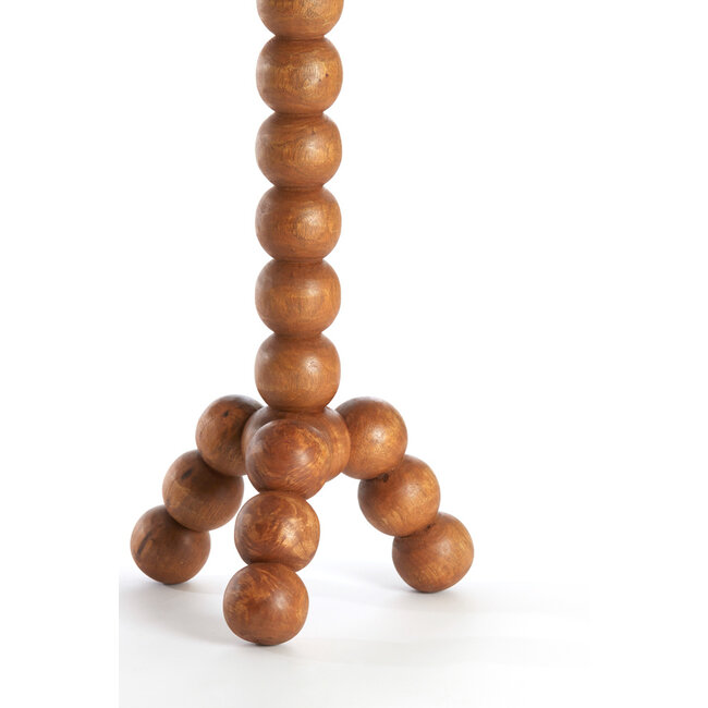 Light en Living Bijzettafel Ø35x54 cm VEGLIO hout olie  bruin