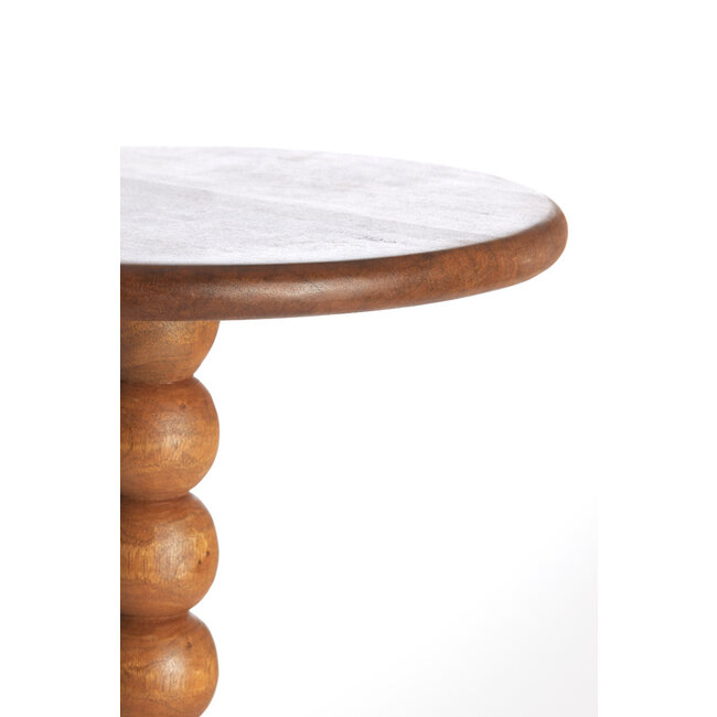 Light en Living Bijzettafel Ø35x54 cm VEGLIO hout olie  bruin