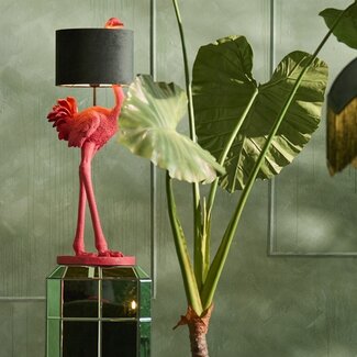 Light en Living Lampvoet 38,5x27x95 cm OSTRICH roze