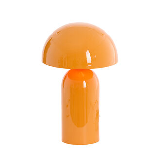 Light en Living Tafellamp Ø30X40 cm TOLIMA shiny oranje Light en Living Tafellamp Ø30X40 cm TOLIMA shiny oranje