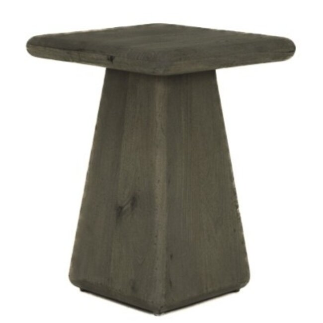Tower Living Asti Bijzettafel vierkant olijfbruin 40 cm