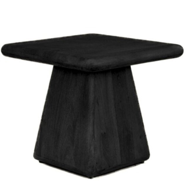 Tower Living Asti Bijzettafel vierkant zwart 60 cm