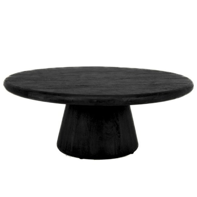 Tower Living Asti Salontafel rond zwart 90 cm