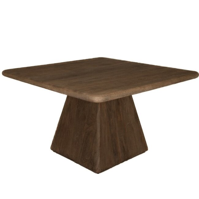 Tower Living Asti Eetkamertafel vierkant bruin 130 cm